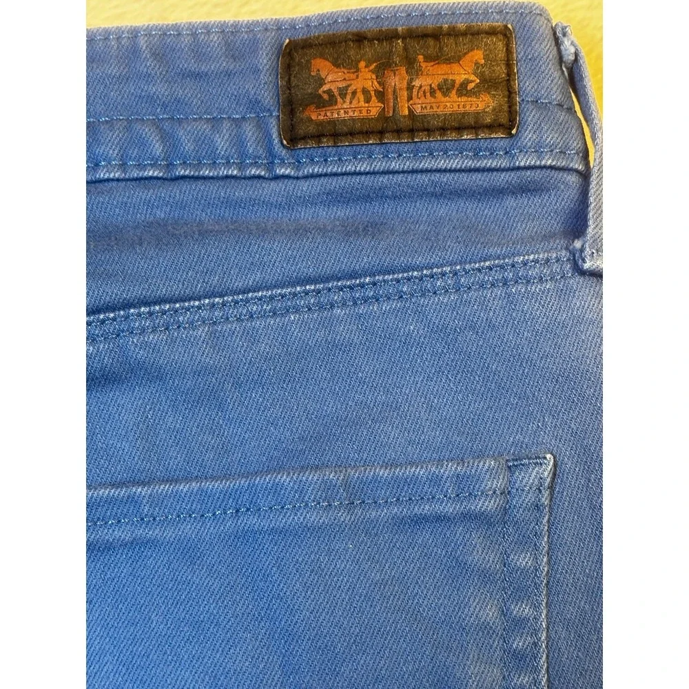 Levi's Jeans Mid Rise Skinny Cobalt‎ Blue Size 12